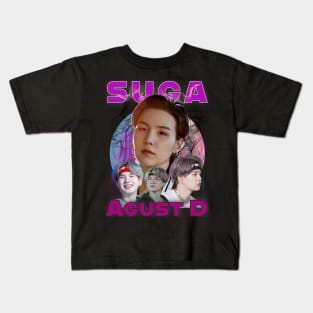 bts Suga August D Kids T-Shirt